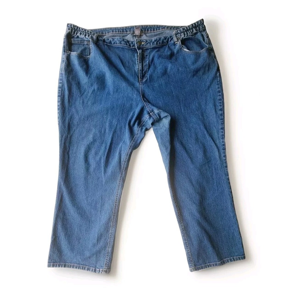 Essentials Women's Jeans Pants Medium Wash Plus Size 26/28WP Trousers